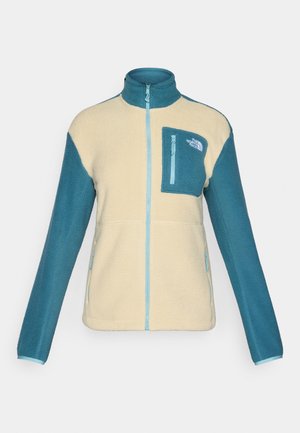 The North Face YUMIORI FULL ZIP - Fleecejacka - gravel/space/blue eclipse