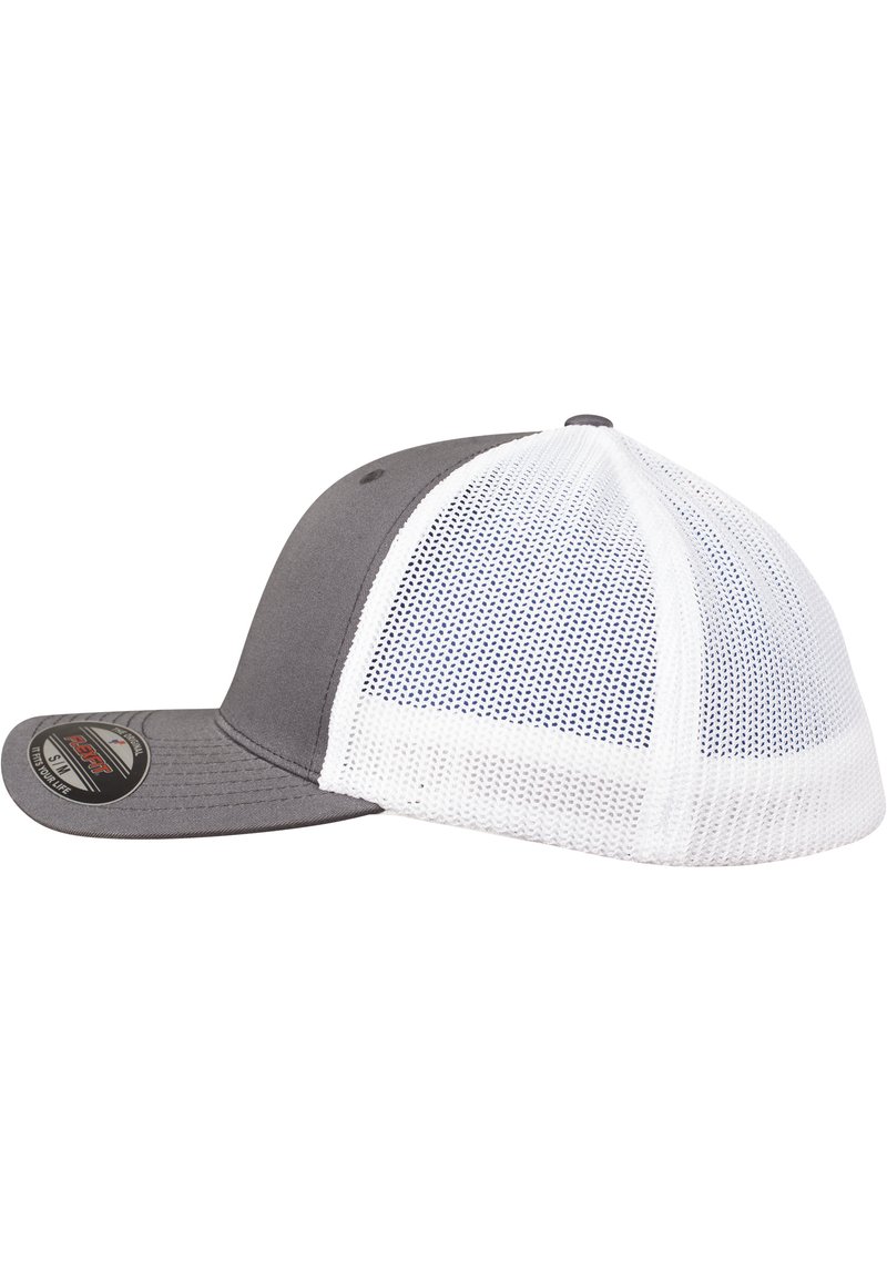 Flexfit TRUCKER 2-TONE - Pet - darkgrey/white