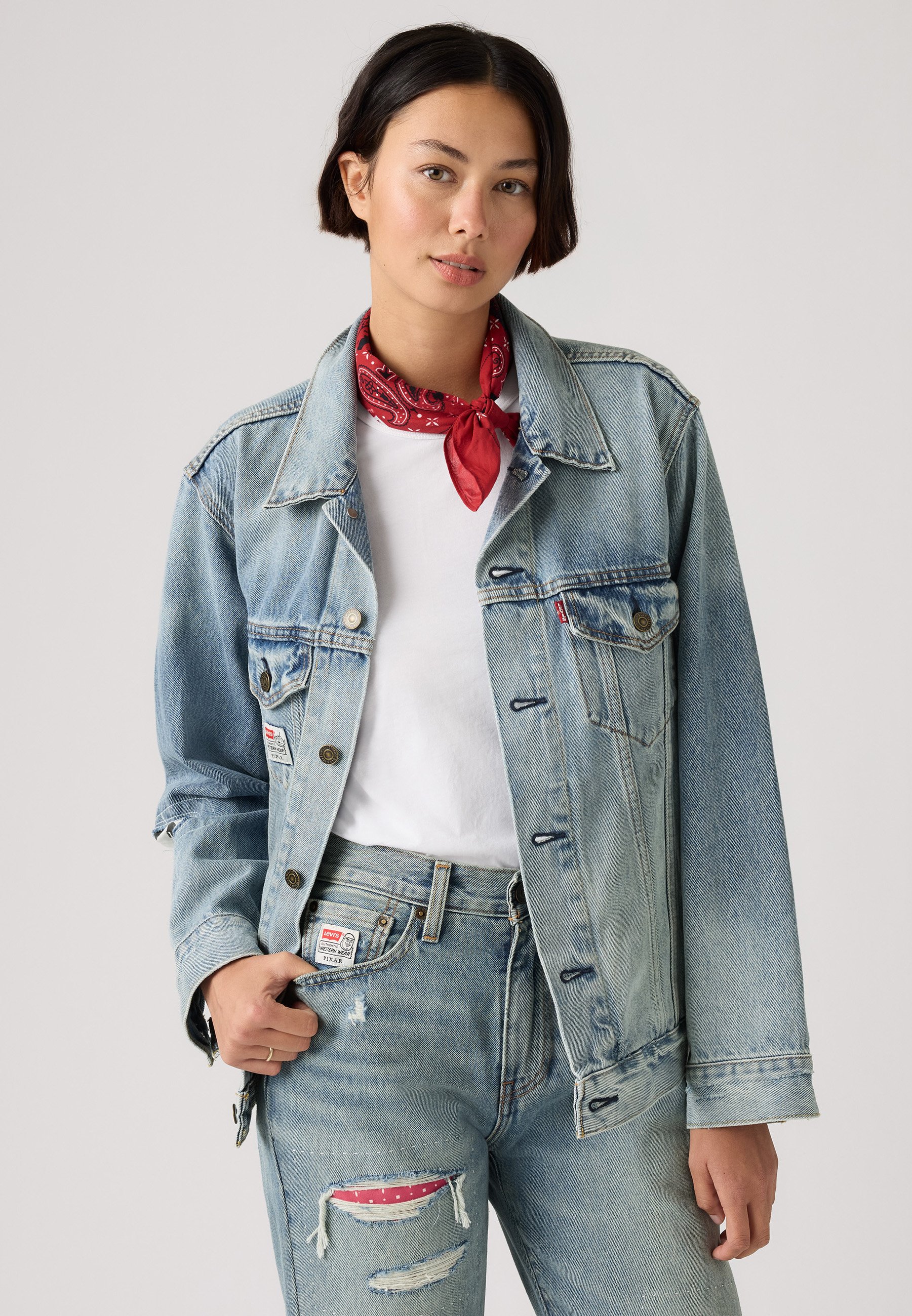 Levi's® TOY STORY TYPE III TRUCKER JACKET - Denim jacket - x ts dx