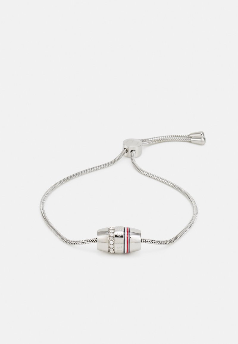 Tommy Hilfiger MESH CHARM FAMILY Bracelet silvercoloured/argenté