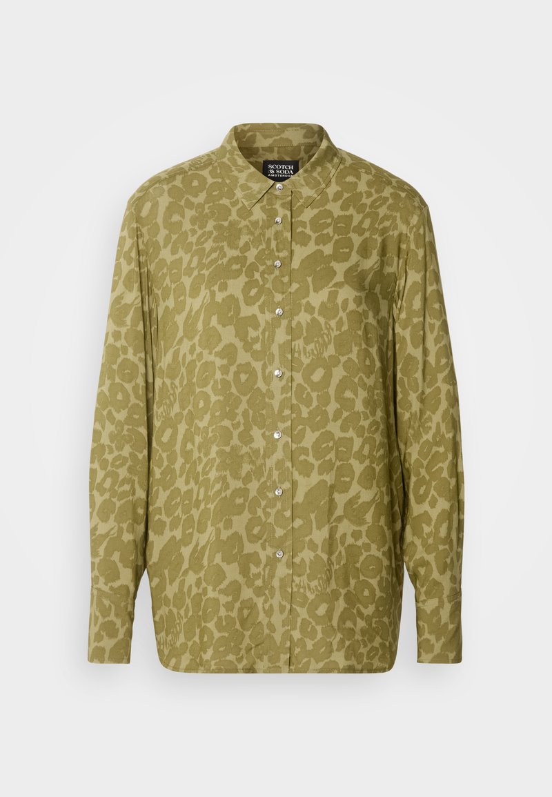 Scotch & Soda Overhemdblouse kaki