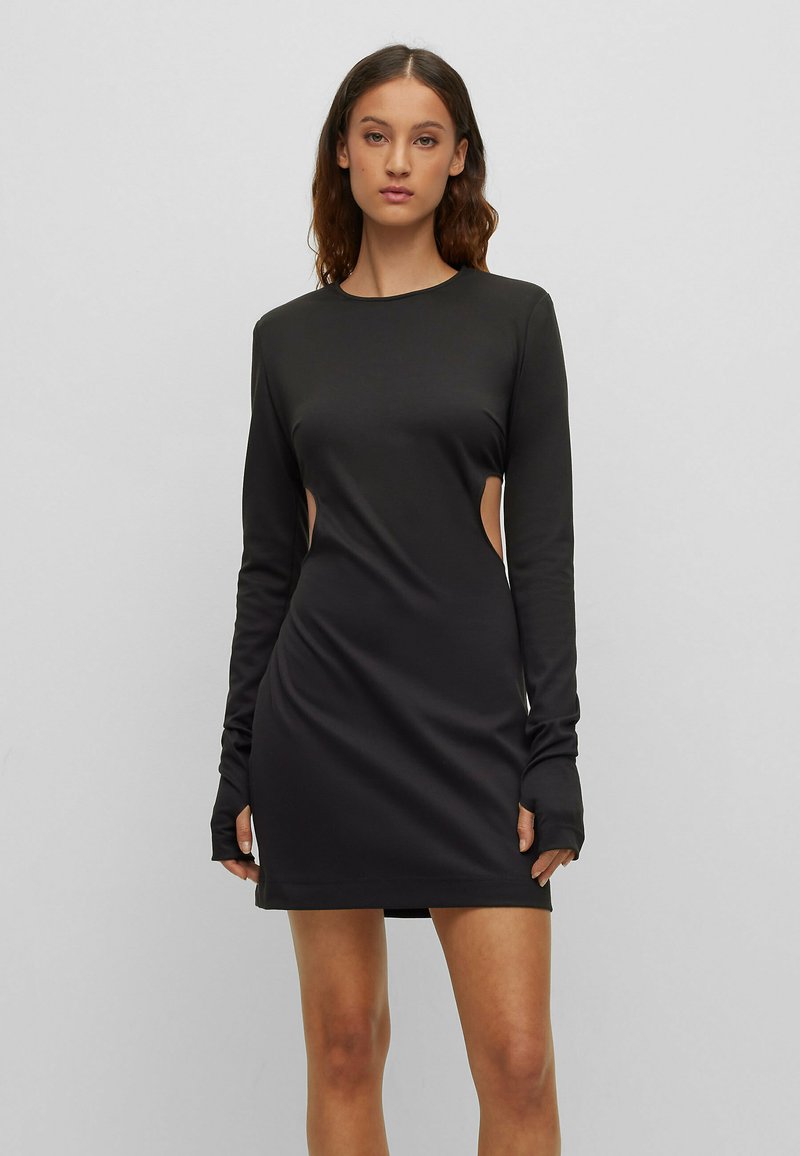 HUGO KEMILA - Shift dress - schwarz eins/black - Zalando