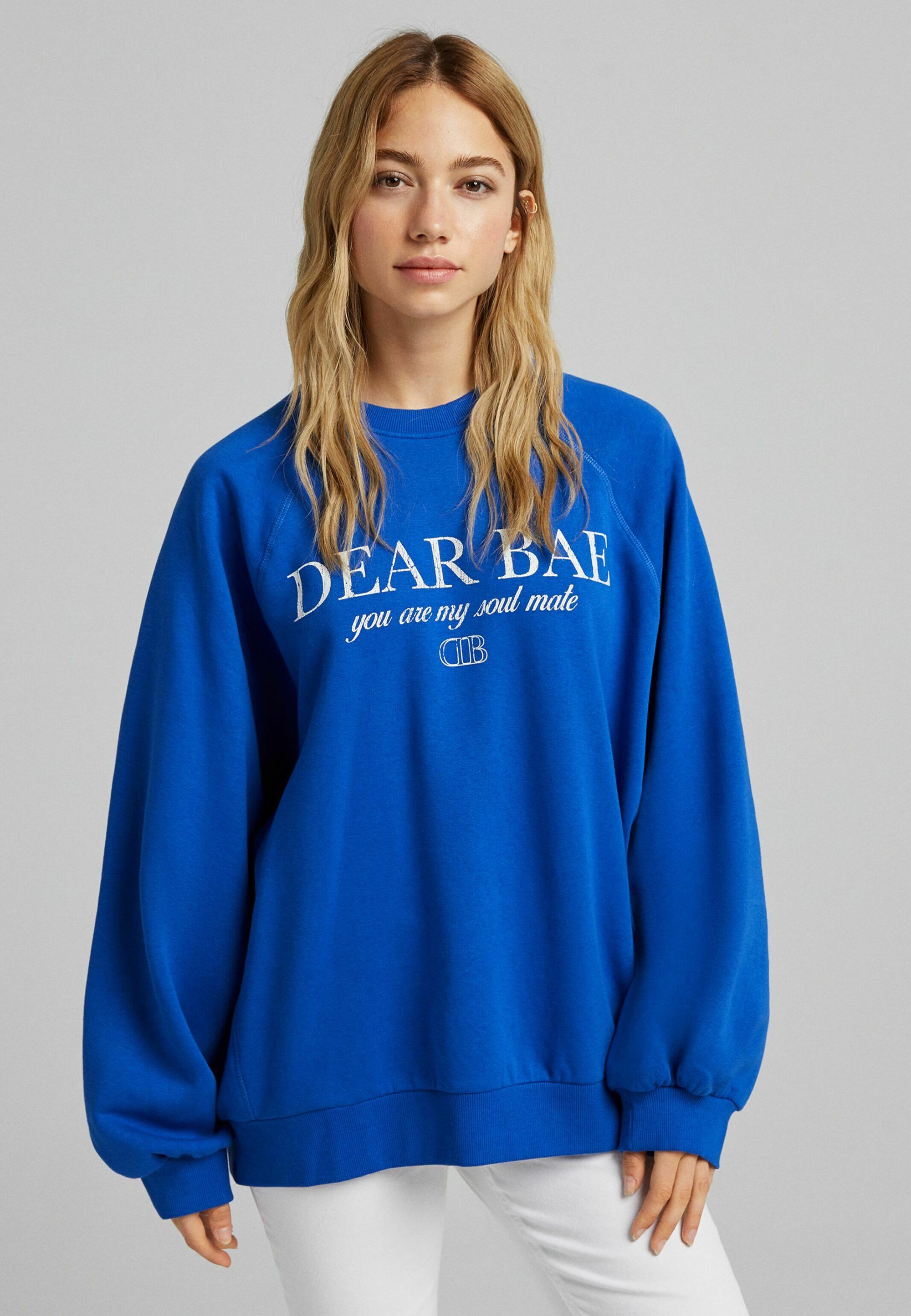 felpa oversize bershka