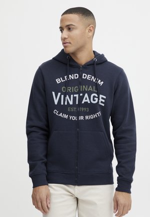 Blend BHSWEATSHIRT - Zip-up sweatshirt - dress blues