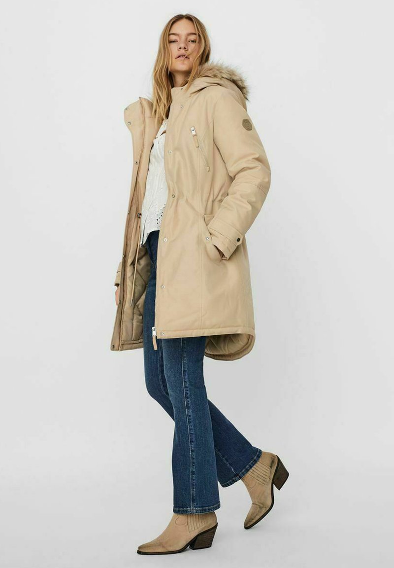 Damen Parkas | Vero Moda Parka safari/beige - TB80181 Damen Parkas | Vero Moda Parka safari/beige - TB80181