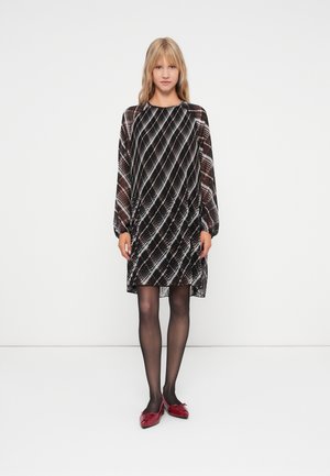 VIDALIANA KIKA O NECK DRESS - Cocktailklänning - black beauty aop:kika