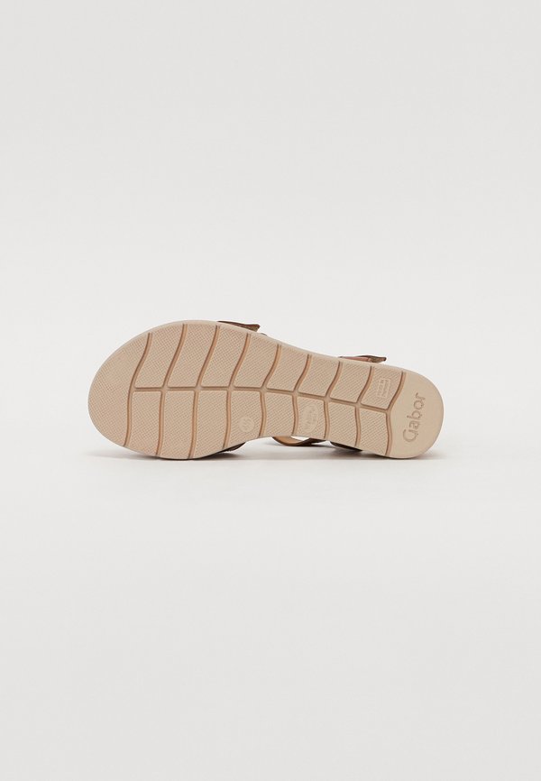 Ankle cuff sandals - cognac4