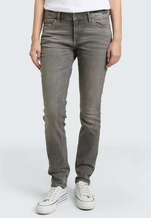 LENE - Jean slim - clean light stone grey denim