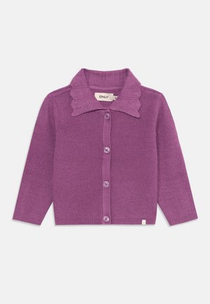 KMGKAYAKATIA LIFE COLLAR CARDIGAN - Kardigán - argyle purple