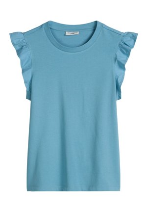 Marc O'Polo DENIM, VOLANT REGULAR MIX - T-shirt print - blue dawn