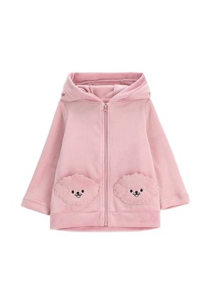 Coccodrillo, BLUZA ROZPINANA WELUROWA (F-ZC5132401HGN-033-062) - Zip-up sweatshirt - hellrosa