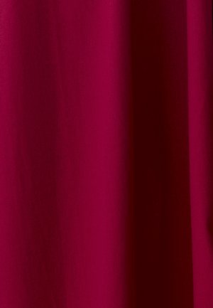 Fuchsia fabric with a smooth texture, drapes softly, featuring a solid color without patterns or hardware details.