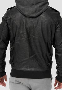 INDICODE JEANS Jacka i konstläder - black