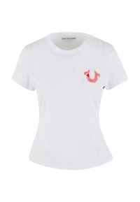 EMBROIDERED TEE - Tricou cu imprimeu - white