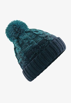 Neverless OMBRÉ BOMMELM - Beanie - türkis/navy