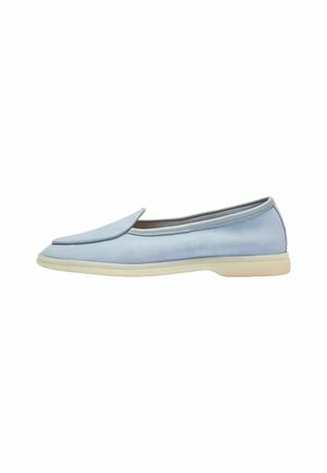 Instappers - light blue suede