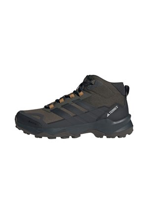 adidas Terrex SKYCHASER AX5 MID GTX - Vaelluskengät - shadow olive/carbon/bronze strata