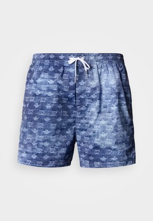 REBEL KIDS MONOGRAM MIDI - Zwemshorts - light blue