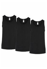 Claudio 3 PACK - Undershirt - black
