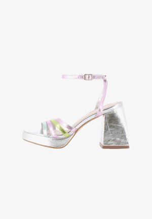 Blogger Sandalias con plataforma - multicolor