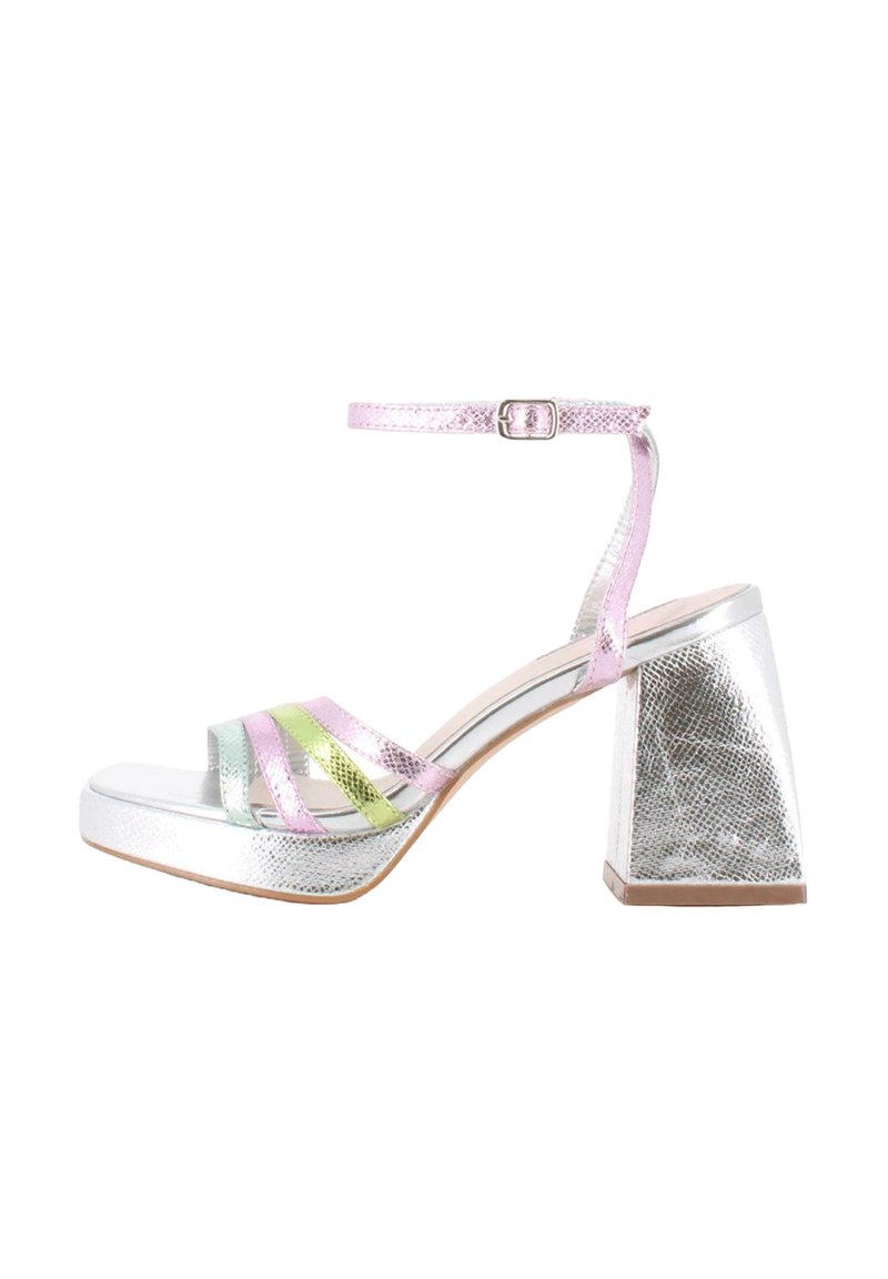 Blogger Sandalias con plataforma - multicolor
