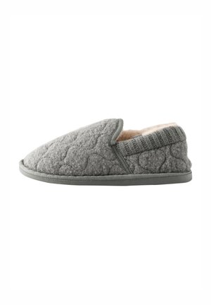 REGULAR FIT - QUILTED SHOOT  - Šlepetės - grey sparkle