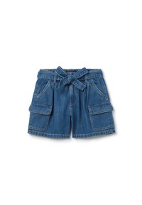 OVS WITH CARGO POCKETS. - Shorts vaqueros - medium wash