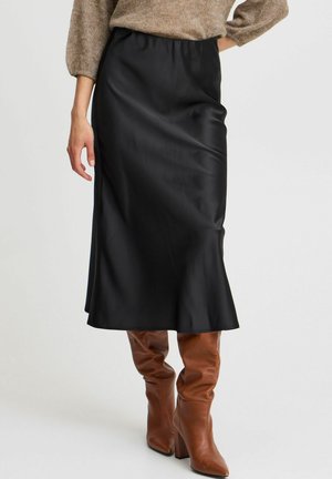 Fransa FRNATA - A-line skirt - black