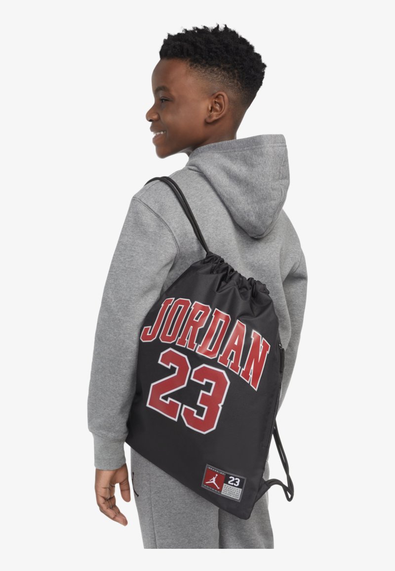 Jordan JAN GYM SACK UNISEX - Drawstring sports bag - black - Zalando