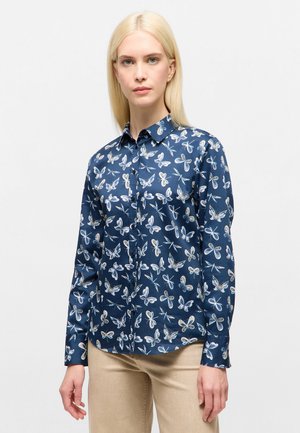 REGULAR FIT - Button-down blouse - navy