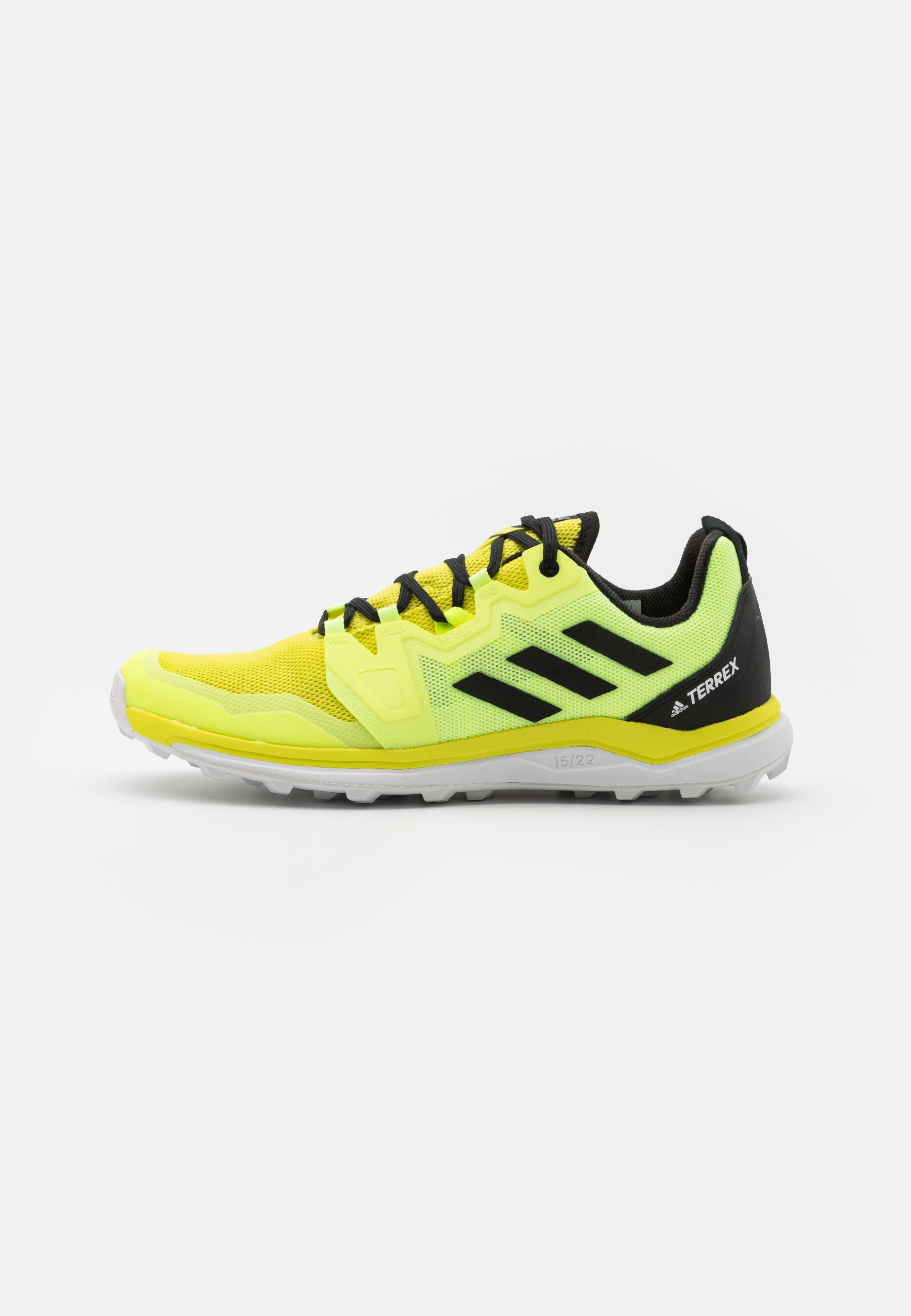 adidas black and yellow running shoes
