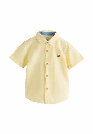 REGULAR FIT - SHORT SLEEVE OXFORD - Cămașă - yellow bear embroidery