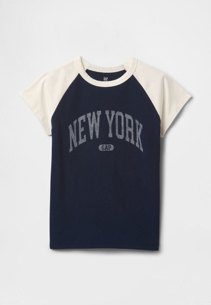 GAP T-shirt print donkerblauw GAP T-shirt print donkerblauw