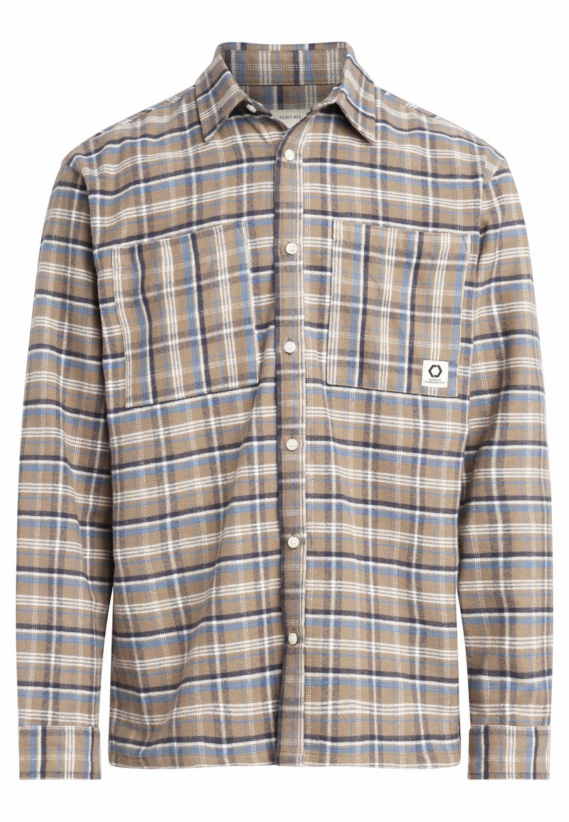 Redefined Rebel Overhemd kaki Redefined Rebel Overhemd kaki