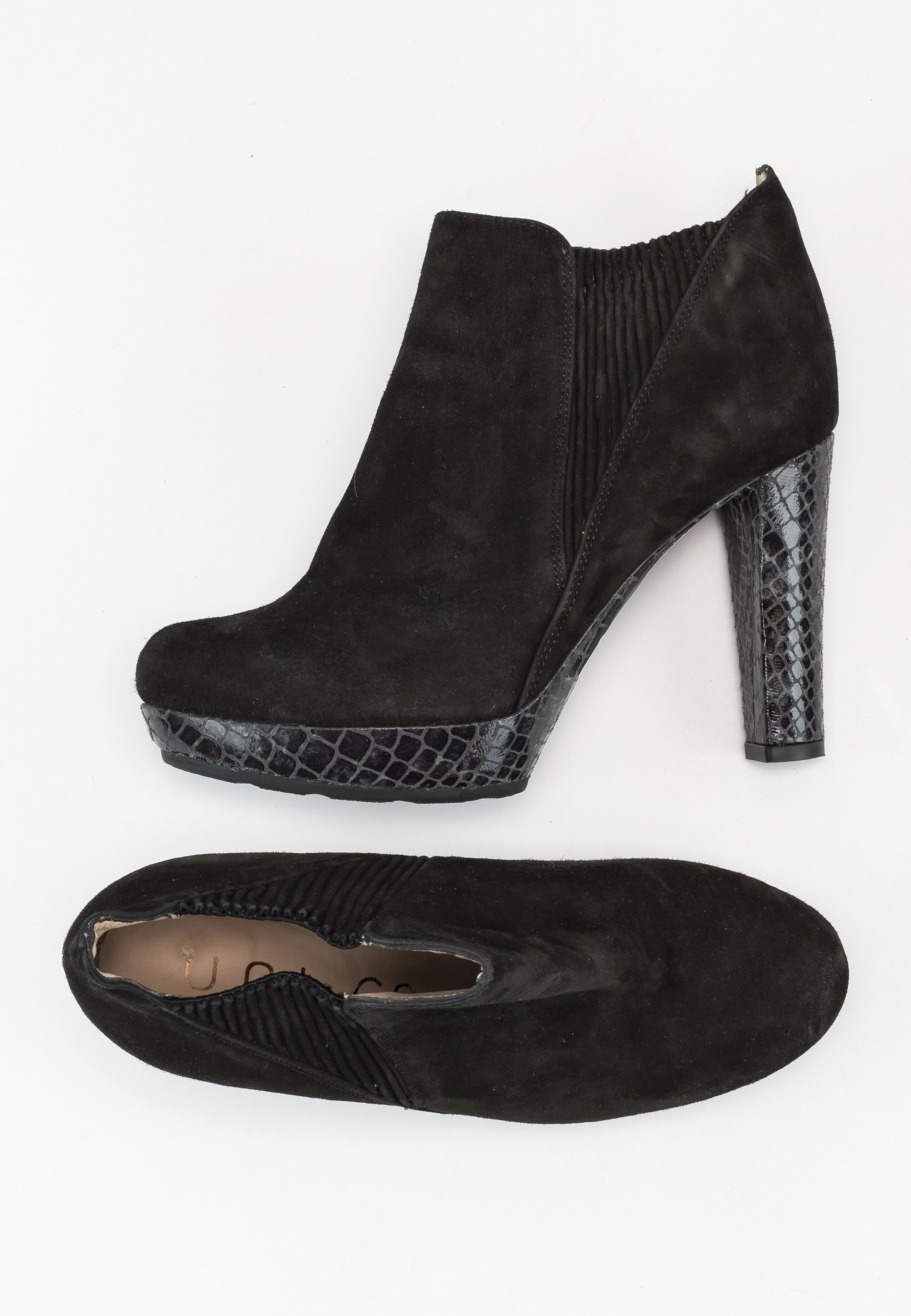 Unisa High heeled ankle boots black (Pre-owned)