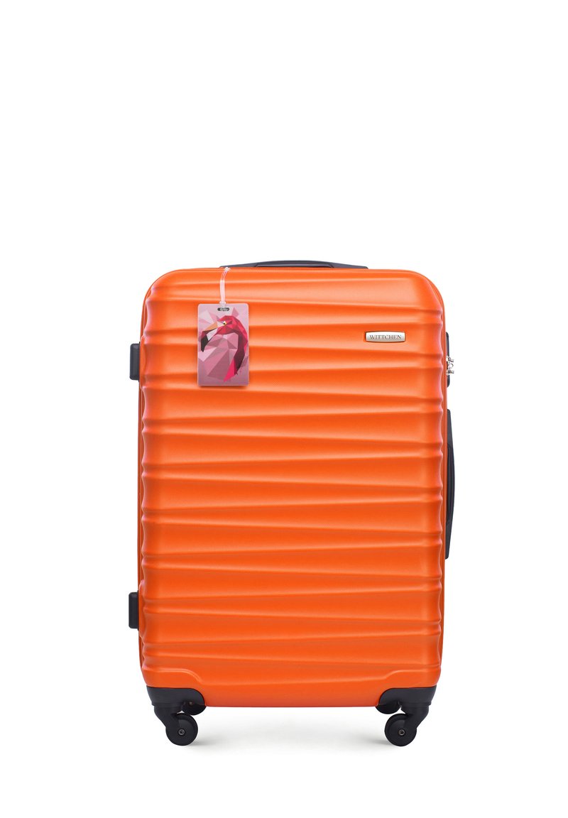WITTCHEN MEDIUM SUITCASE WITH LUGGAGE TAG FROM ABS - Kufr - orange