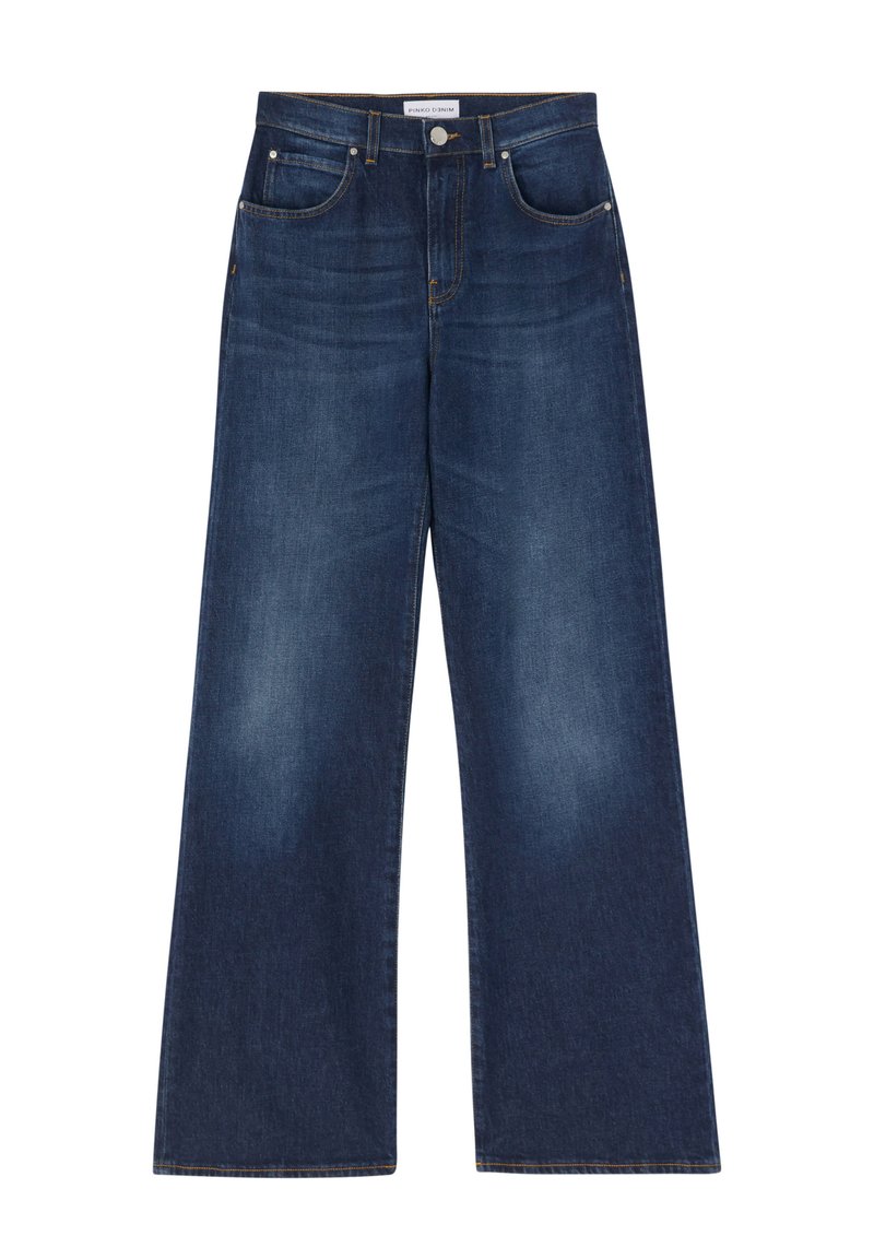 pinko Flared Jeans destroyed denim