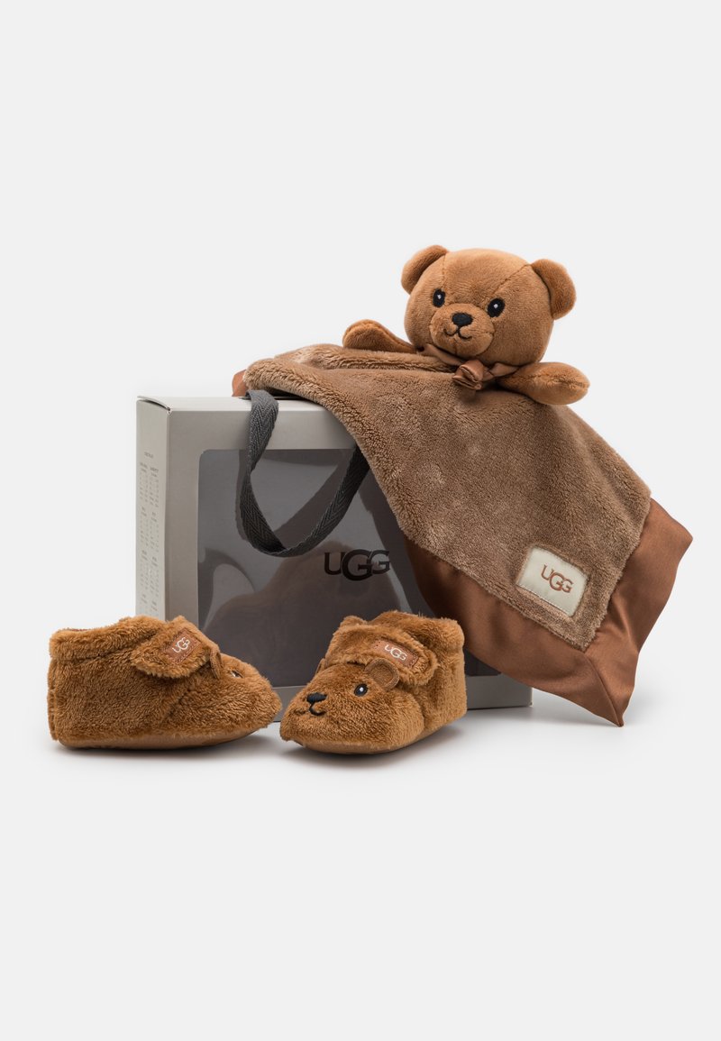 UGG BIXBEE AND LOVEY BEAR STUFFIE SET - Babygaver - chestnut