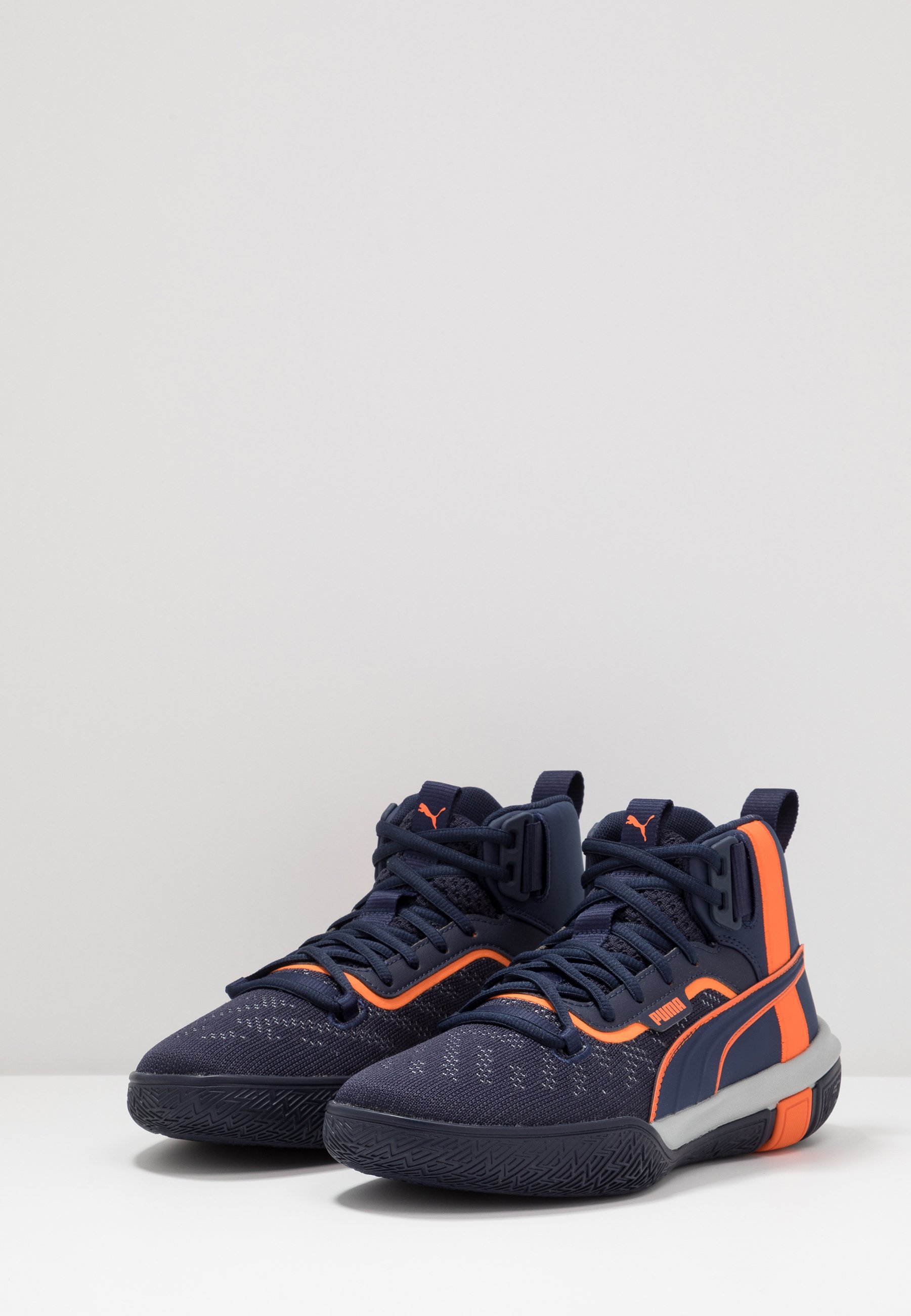 puma orange basketball shoes