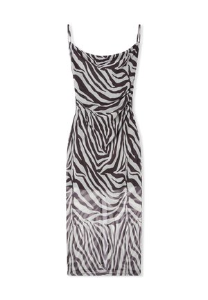 Terranova, ZEBRA PRINT - Vestito elegante - var marrone scuro