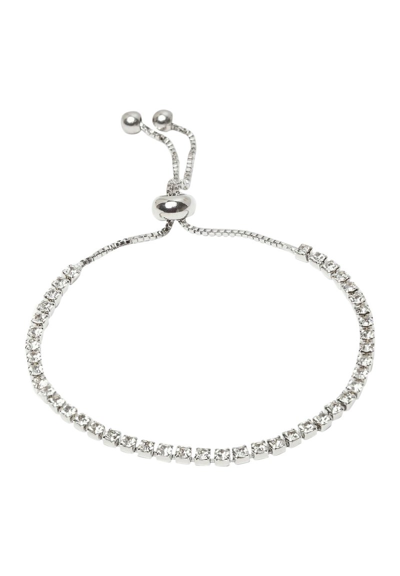Paris LUXURY CHARM CRYSTAL TENNIS MULTILAYER Pulsera - silver/plateado Zalando.es