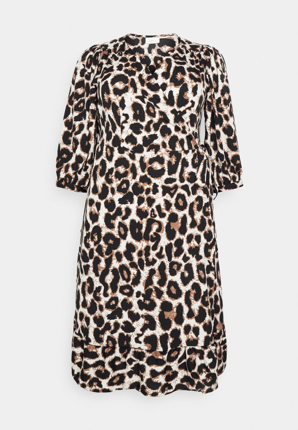 CARLIVIA 3/4 WRAP - Day dress - cloud dancer3