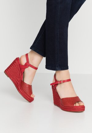 Tamaris High heeled sandals - chili