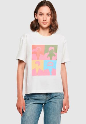 Merchcode KOL - BRADY TEE - Μπλουζάκι με στάμπα - white