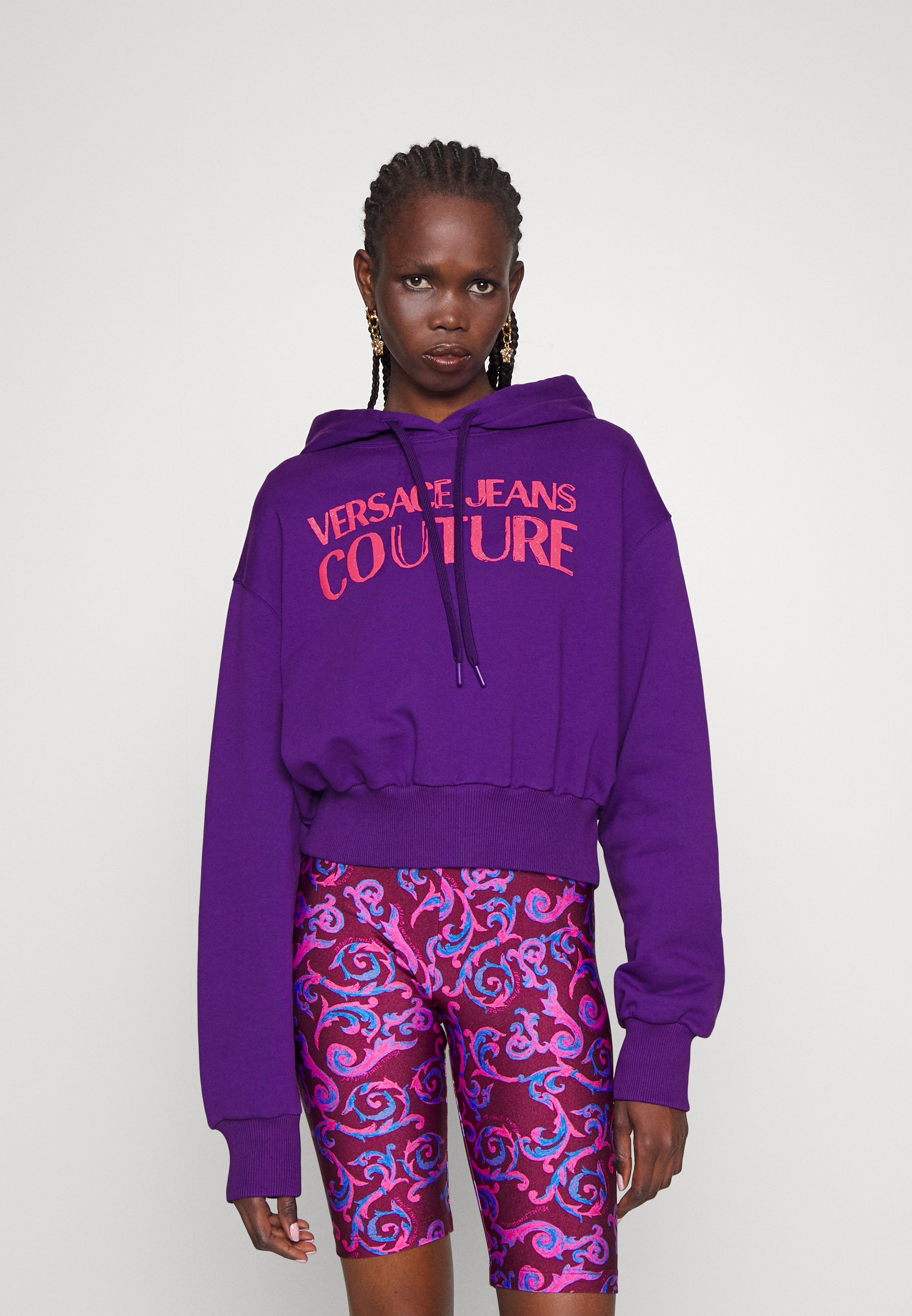 Versace Jeans Couture Sweatshirt - violet/purple - Zalando.co.uk