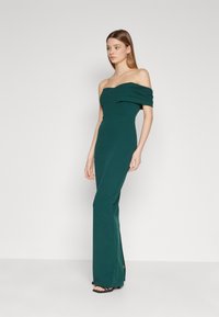 WAL G. ASPEN ONE SHOULDER MAXI - Svečana odjeća - forest green