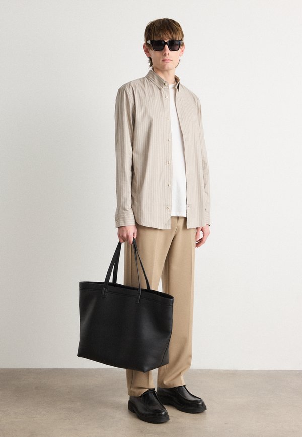 OXFORD STRIPE SHIRT - Shirt - vintage khaki4