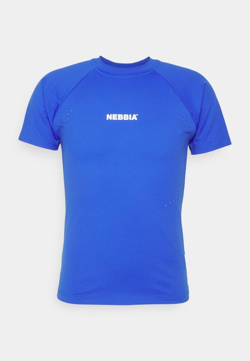 Nebbia T-shirt print blauw Nebbia T-shirt print blauw