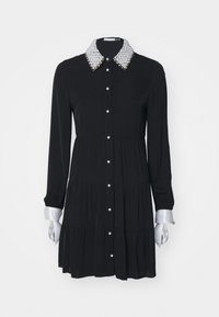 MEEKO MINI SHIRT DRESS - Robe chemise - black