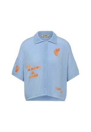 LCMT, LCMT PULLOVER - Button-down blouse - hellblau